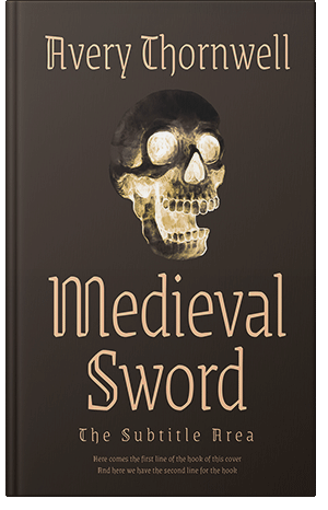 Premade Book Cover Cocoa Brown