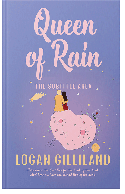 Front view of Premade Romance Book Cover - Blue Bell #17852 | BookCoverZone*