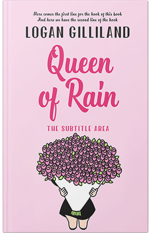 Premade Book Cover Classic Rose