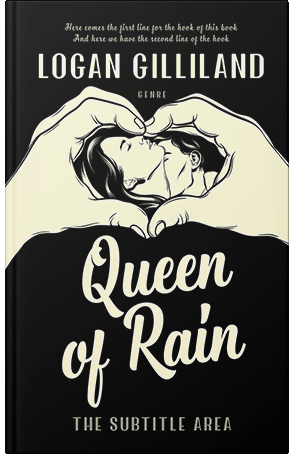 Premade Book Cover Coconut Cream