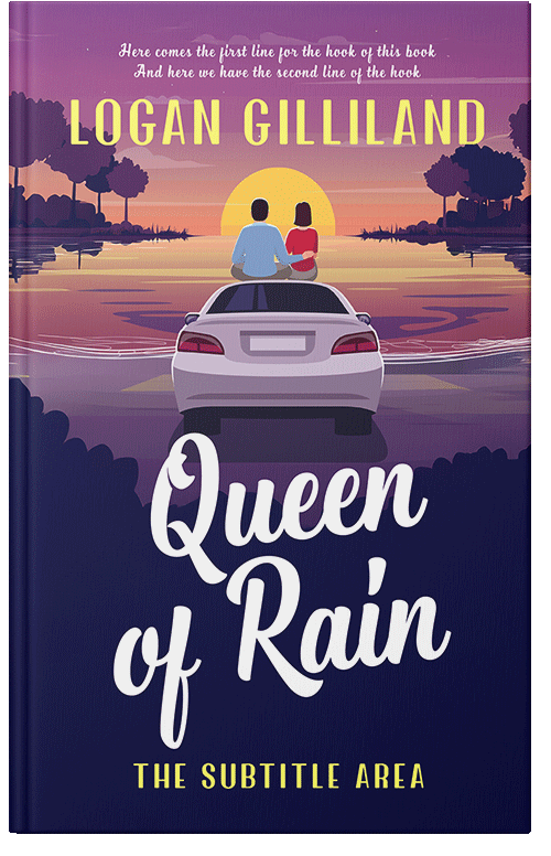 Front view of Premade Romance Book Cover - Cameo #17861 | BookCoverZone*