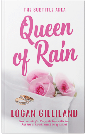 Premade Book Cover Cranberry