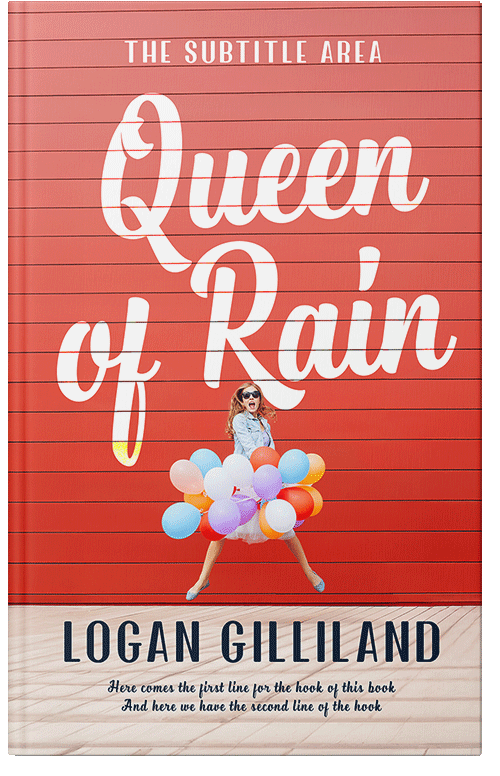 Front view of Premade Chick Lit Book Cover - Flame Pea #17868 | BookCoverZone*