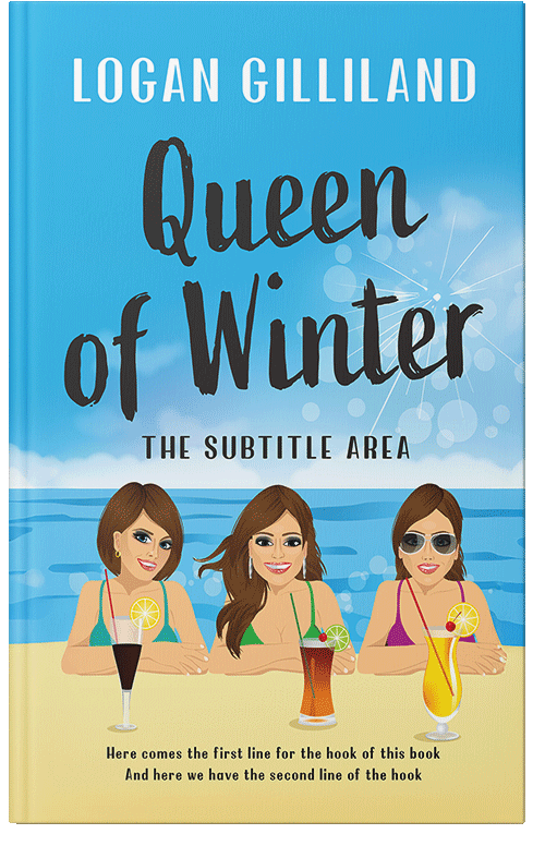 Front view of Premade Travel Book Cover - Double Colonial White #17878 | BookCoverZone*