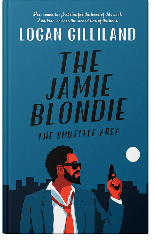 Front view of Premade Mystery & Thriller & Suspense Book Cover - Venice Blue