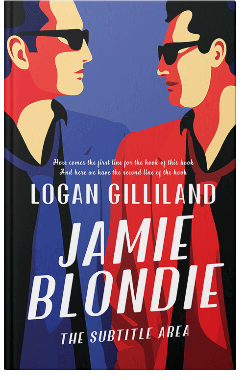 Front view of Premade Mystery & Thriller & Suspense Book Cover - Burnt Sienna