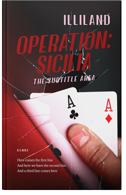 Front view of Premade Mystery & Thriller & Suspense Book Cover - Petite Orchid #17906 | BookCoverZone*