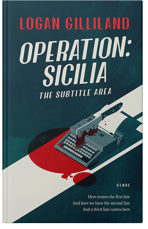 Front view of Premade Mystery & Thriller & Suspense Book Cover - Tiber #17907 | BookCoverZone*