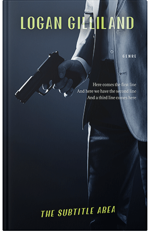 Premade Book Cover Ebony