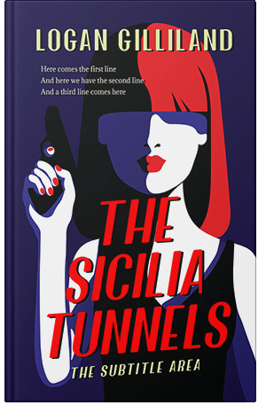 Premade Book Cover Cinnabar