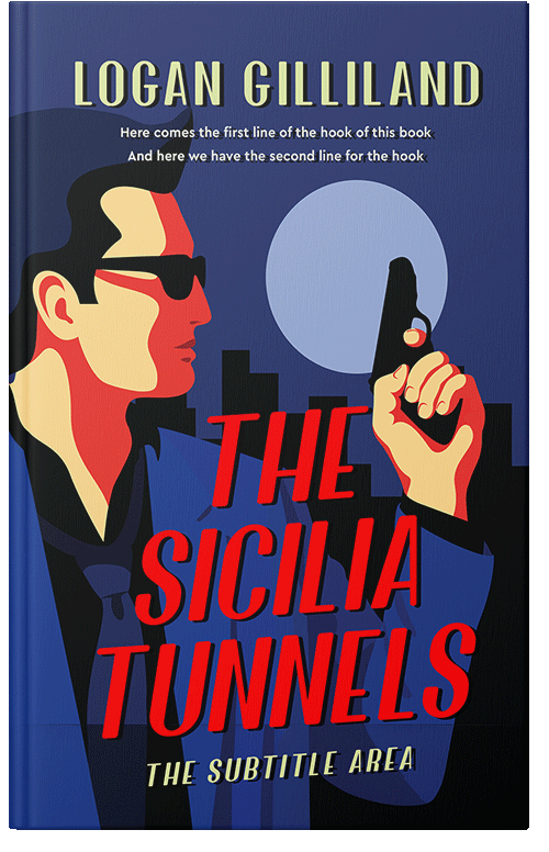 Front view of Premade Mystery & Thriller & Suspense Book Cover - Sunglo #17916 | BookCoverZone*