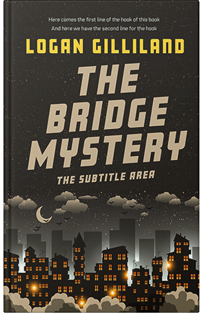 Premade Book Cover Tan