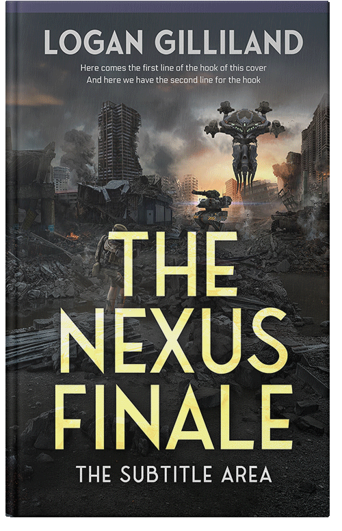 Front view of Premade Apocalyptica Book Cover - Outer Space #17942 | BookCoverZone*