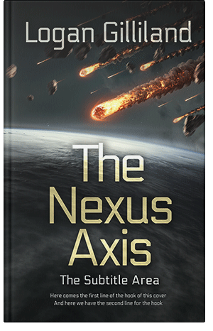 Premade Book Cover Shark