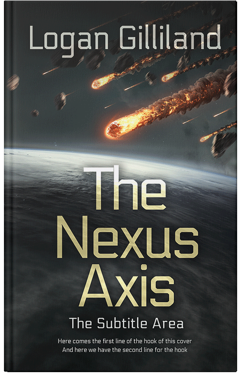 Front view of Premade Science Fiction Book Cover - Shark #17947 | BookCoverZone*
