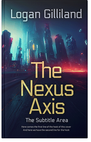 Premade Book Cover Ebony