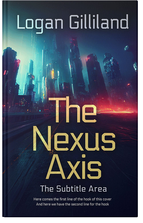 Front view of Premade Science Fiction Book Cover - Ebony #17950 | BookCoverZone*