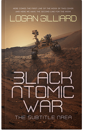 Premade Book Cover Metallic Bronze