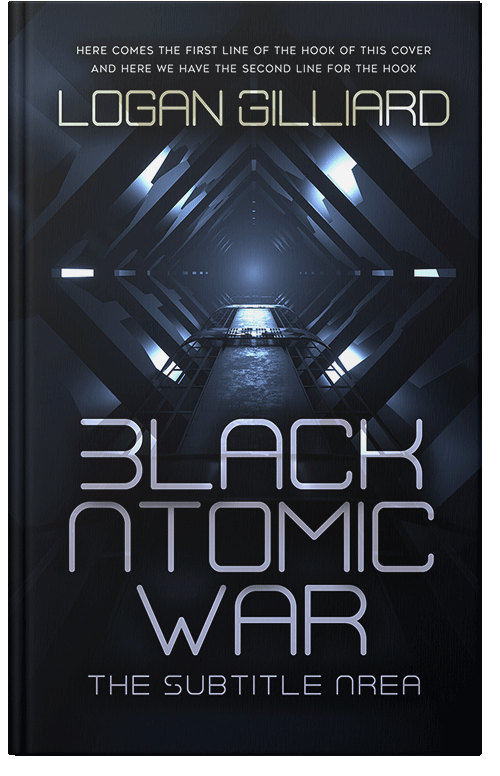 Front view of Premade Science Fiction Book Cover - Ebony #18006 | BookCoverZone*