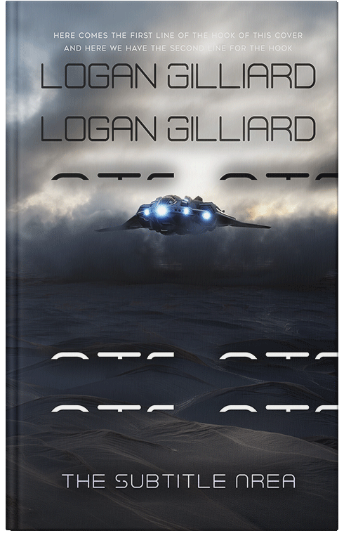 Front view of Premade Science Fiction Book Cover - Shark #18009 | BookCoverZone*