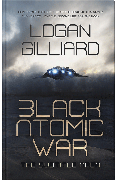 Front view of Premade Science Fiction Book Cover - Shark #18010 | BookCoverZone*