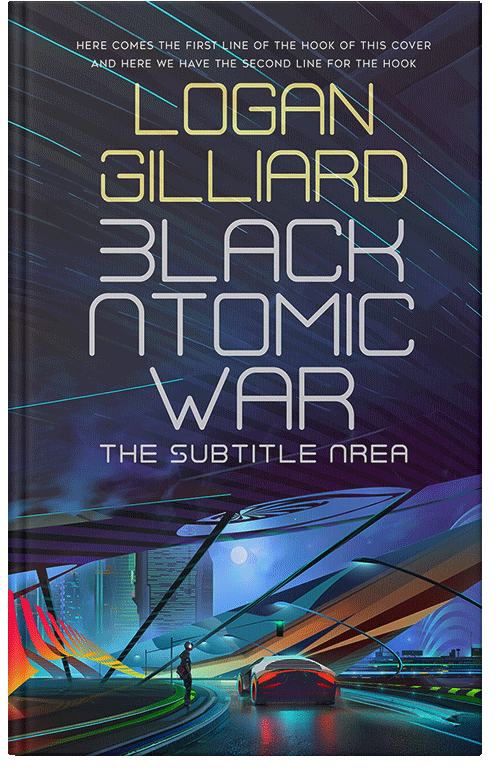 Front view of Premade Science Fiction Book Cover - Ebony Clay #18023 | BookCoverZone*