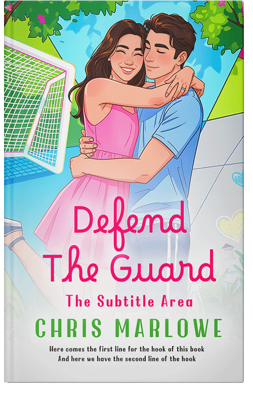 Front view of Premade Romance Book Cover - Viridian #18056 | BookCoverZone