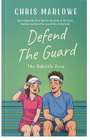 Premade Book Cover Aqua Forest