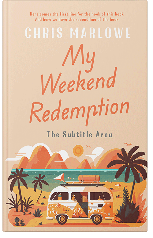 Front view of Premade Travel Book Cover - Sidecar #18082 | BookCoverZone