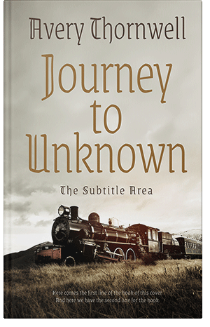 Premade Book Cover Swirl