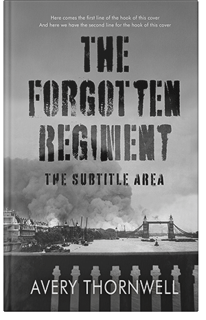 Premade Book Cover Gray