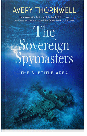 Premade Book Cover Venice Blue