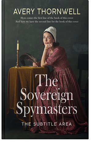 Premade Book Cover Cocoa Brown