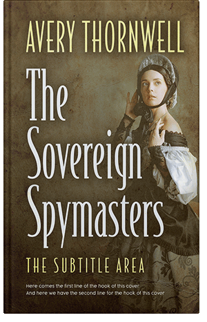 Premade Book Cover Metallic Bronze