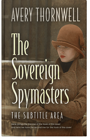 Premade Book Cover Metallic Bronze