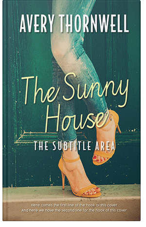 Premade Book Cover Green Pea