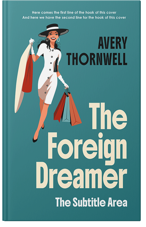 Front view of Premade Chick Lit Book Cover - Paradiso #18200 | BookCoverZone*
