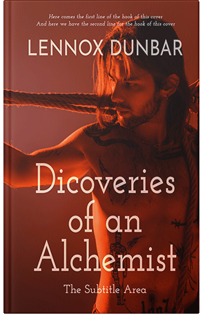 Premade Book Cover Dark Tan - ID 18231