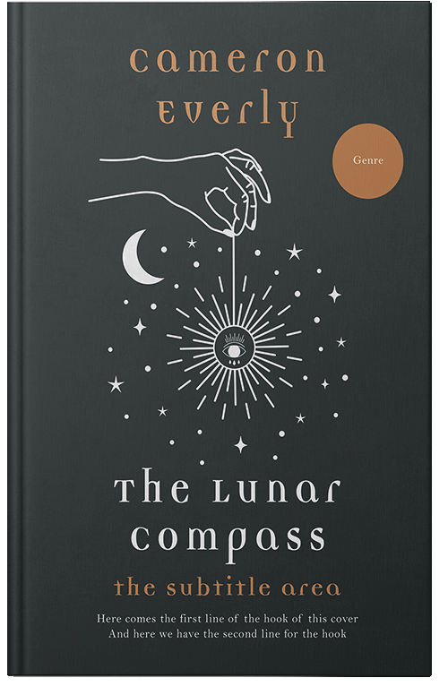 Front view of Premade  Book Cover - Outer Space #18242 | BookCoverZone*