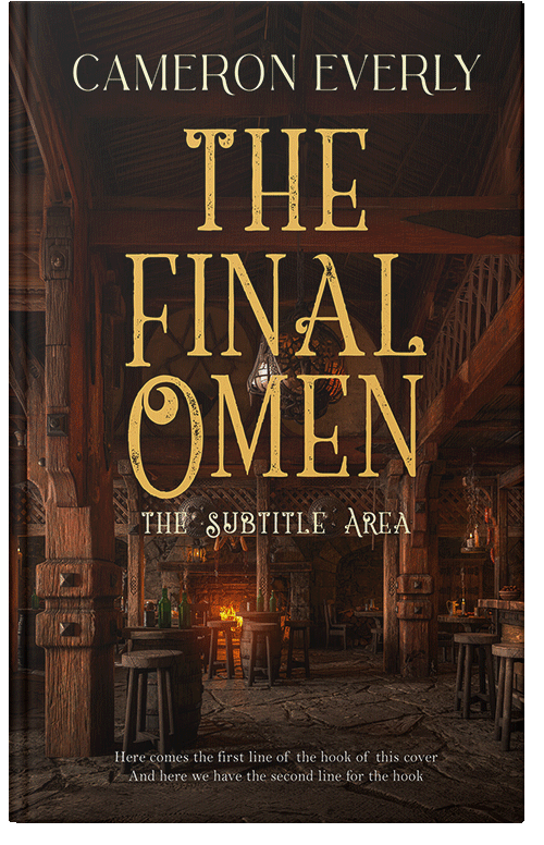 Front view of Premade Fantasy Book Cover - Crowshead #18272 | BookCoverZone*