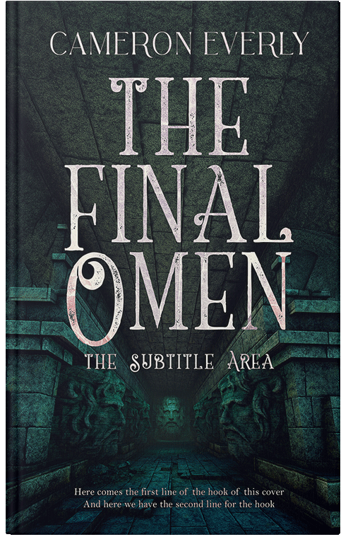Front view of Premade Horror Book Cover - Aztec #18279 | BookCoverZone*