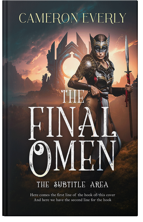 Front view of Premade Science Fiction Book Cover - Cocoa Brown #18281 | BookCoverZone*