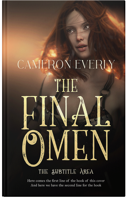 Front view of Premade Fantasy Book Cover - Tumbleweed #18283 | BookCoverZone*