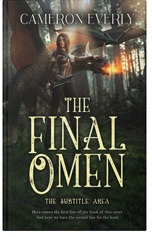 Premade Book Cover Rangoon Green - ID 18288