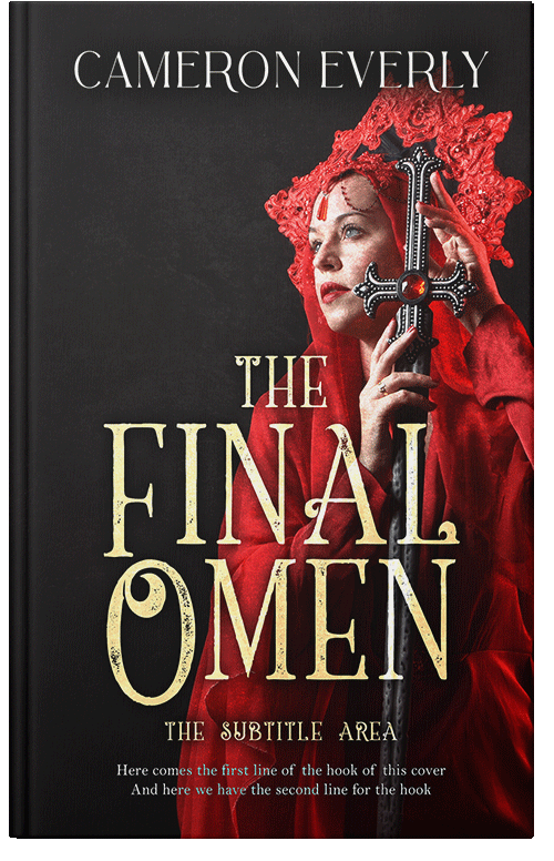 Front view of Premade Horror Book Cover - Japonica #18289 | BookCoverZone*