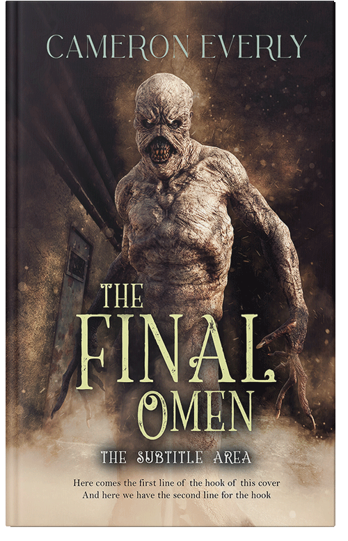 Front view of Premade Horror Book Cover - Akaroa #18294 | BookCoverZone*