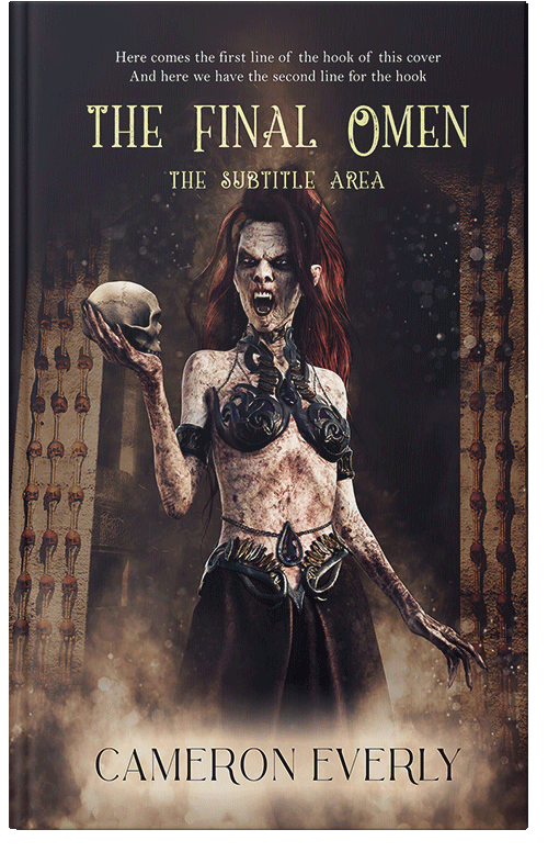 Front view of Premade Horror Book Cover - Rodeo Dust #18296 | BookCoverZone*