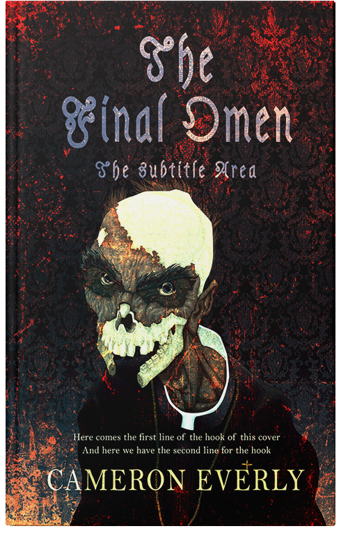 Front view of Premade Horror Book Cover - Cameo #18301 | BookCoverZone*