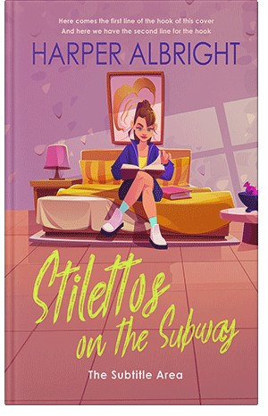 Premade Book Cover Puce