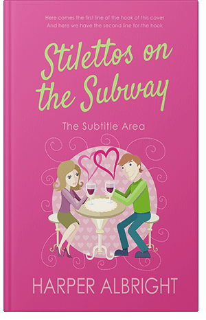 Premade Book Cover Cranberry
